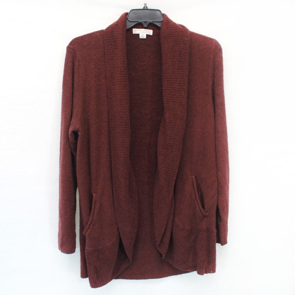 Barefoot Dreams Cozychic Lite Chenille boucle open sweater cardigan pockets XXl